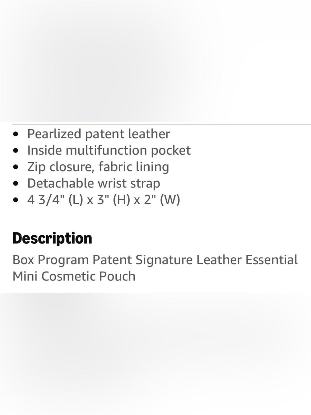 Coach Mini Cosmetic Pouch - Picture 6 of 7